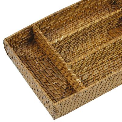 Porta Talheres L`Hermitage 27155 em Bamboo e Rattan