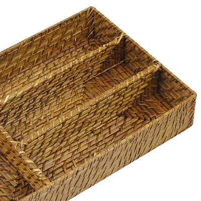 Porta Talheres L`Hermitage 27155 em Bamboo e Rattan