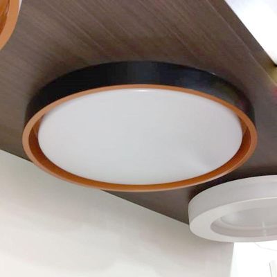Hevvy Plafon Led Montana 24w Red Preto+dour Ly-8762m Pt+dr