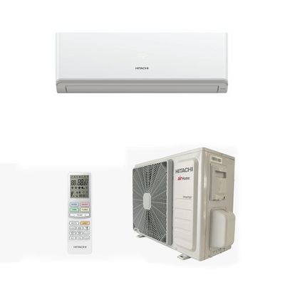 Ar Condicionado Split Hi Wall Inverter Hitachi Airhome 12.000 Btus Quente E Frio 220v R-32