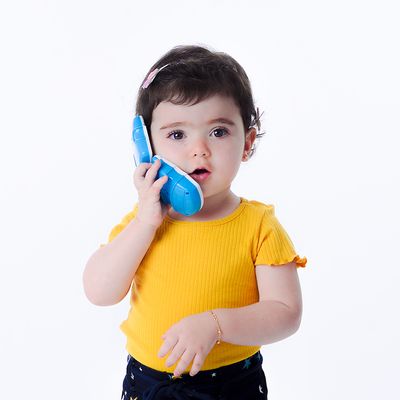 Brinquedo Celular Musical Para Bebê Menino Azul - Pimpolho