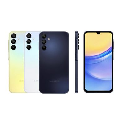 Smartphone Samsung Galaxy A15 5G Azul Escuro 128GB, 4GB RAM, Processador Octa-Core, Câmera Tripla Traseira, Tela Super Amoled de 6.5" 90Hz