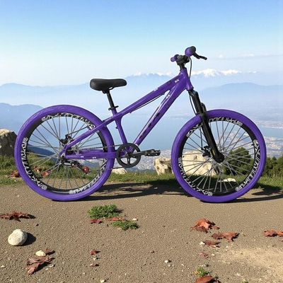 Bicicleta Aro 26 GtaRebelFreeride SingleCuboK7 Barulhento Freio Hidraulico Aro Vmaxx Pneu Flame Roxo
