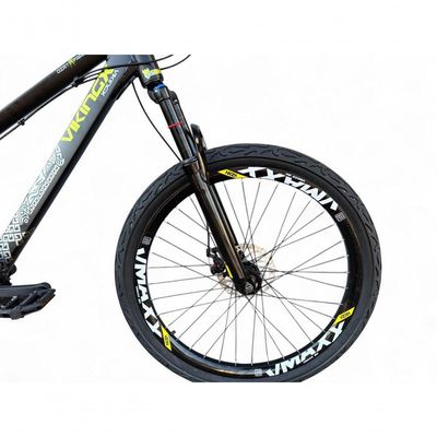 Bicicleta Aro 26 VikingxTuff CâmbiosShimano 21v Freeride Freio Disco Aro Vmaxx Pneu Flame preto X30
