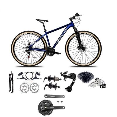 Bicicleta Aro29 Absolute Nero5 Câmbios Shimano Alívio-altus 27v Freio Hidráulico Garfo C-trava Azul