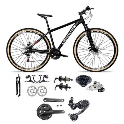 Bicicleta Aro29 Absolute Nero5 Câmbios Shimano Deore-altus 27v Freio Hidráulico Garfo C-trava preto