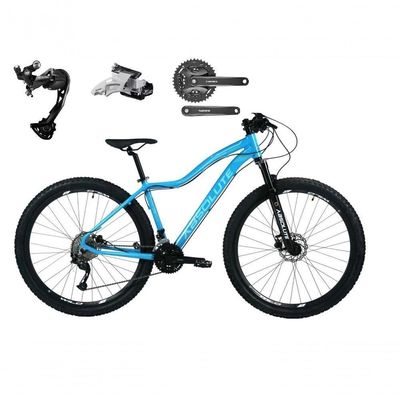 Bicicleta Aro29 Absolute Hera Cambio Shimano Alívio E Altus 27v Freio Hidr. K7 Garfo C-trava Azul