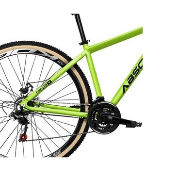 Bicicleta Aro 29 Absolute Nero 5 Kit 2x9 Gta Sunrun K7 Freio A Disco Garfo Com Trava Mtb Verde