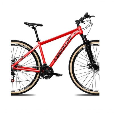 Bicicleta Aro 29 Absolute Nero 5 Kit 2x9 Gta Sunrun K7 Freio A Disco Garfo Com Trava Mtb vermelho
