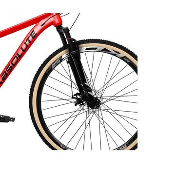 Bicicleta Aro 29 Absolute Nero 5 Kit 2x9 Gta Sunrun K7 Freio A Disco Garfo Com Trava Mtb vermelho