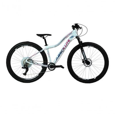 Bicicleta Aro29 Absolute Hera 12v Freios Disco Hidr. Hollowtech K7 Garfo Trava No Guidão branco