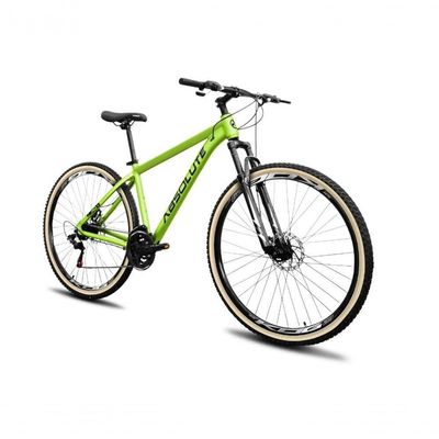 Bicicleta Aro 29 Absolute Nero 5 Kit 2x9 Gta Sunrun K7 Freio A Disco Garfo Com Trava Mtb Verde