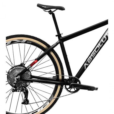 Bicicleta Aro 29 Absolute Nero 5 12v Hollowtech K7 Freio Hidráulico Garfo Trava No Guidão preto