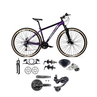Bicicleta Aro 29 Absolute Nero 5 Câmbio Shimano Deore-altus 27v Freio Hidráulico Garfo C-trava Roxo