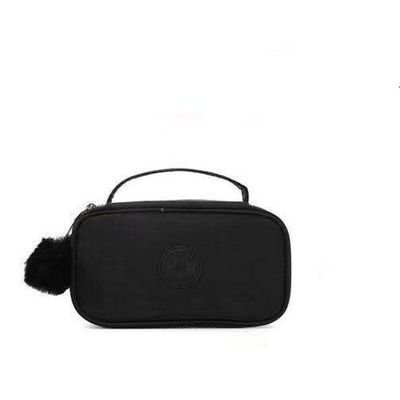 Estojo Escolar Box Juvenil Martelasse Organizador Grande Jumbo Box 2 Compartimentos Cor:preto 330