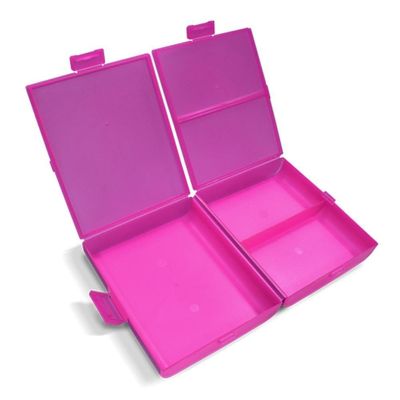 Lancheira Escolar Infantil Patati Patata Marmita 3 Divisorias Meninas Pote Duplo Passeio Trava Rosa