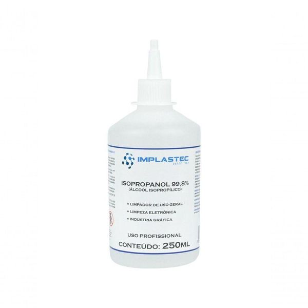 Álcool Isopropílico 250ml Com Bico Aplicador