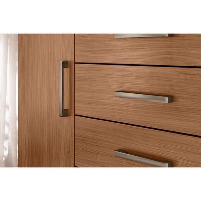Guarda Roupa +cômoda 2 Peças Qc305 Jatobá - Santos Andirá
