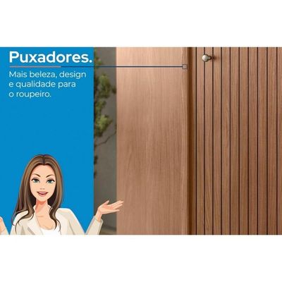 Guarda Roupa +1cômoda Qc349 Jatobá - Santos Andirá