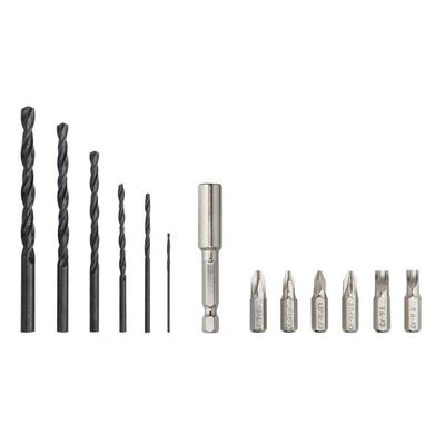 Furadeira Parafusadeira 12v Bateria Bivolt 17pcs Worker