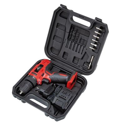 Furadeira Parafusadeira 12v Bateria Bivolt 17pcs Worker