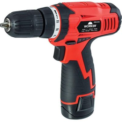 Furadeira Parafusadeira 10,8v Bateria Bivolt Worker