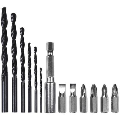 Furadeira Parafusadeira 12v Impacto Bateria Bivolt 17pcs Worker
