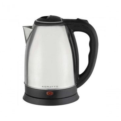 Chaleira Elétrica Agratto Ce02 Prata Em Aço Inox 220v