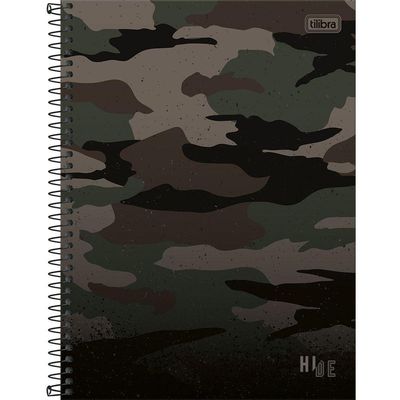 Caderno Espiral Capa Dura Universitário 10 Matérias Hide 160 Folhas Hide 4