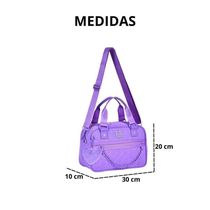 Bolsa Baú Lilás Feminina Rebecca Bonbon Transversal Corrente