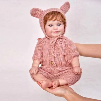 Bebê Reborn Boneca De Silicone De Vinil Macio Menina Realista 48cm