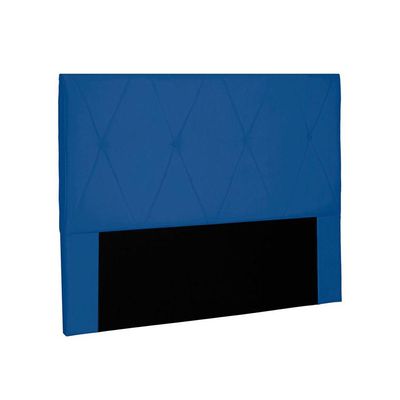 Cabeceira Aquilla Para Cama Box King 195cm Suede - D'Rossi Azul Marinho