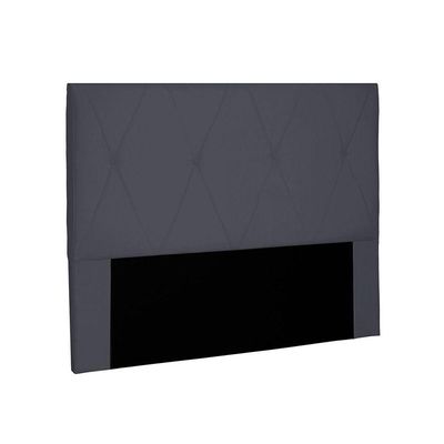 Cabeceira Aquilla Para Cama Box King 195cm Suede Cinza - D'Rossi