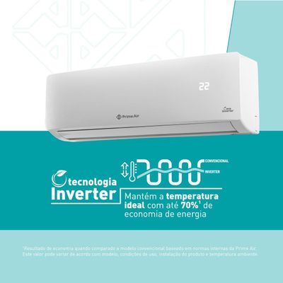 Ar-Condicionado Prime Air Inverter 9000BTUs Frio 9FC 220V