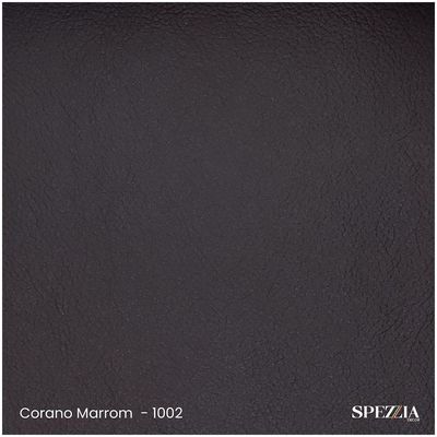 Cabeceira Aquilla Para Cama Box Queen 160cm Corino Marrom - D'Rossi