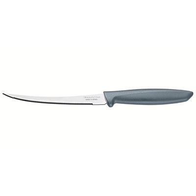 Faca 5" para Tomate Tramontina Plenus em Aço Inox - Cinza