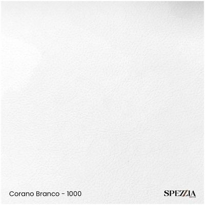 Cabeceira Dubai Para Cama Box Solteiro 90cm Corino Branco - D'Rossi