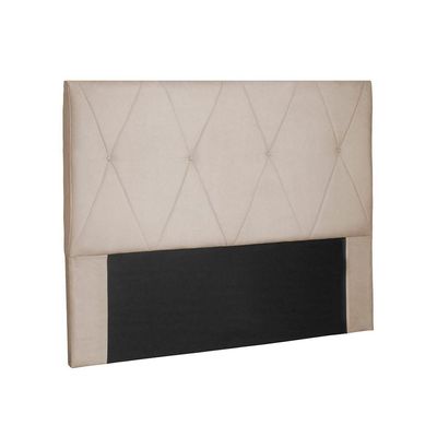 Cabeceira Aquilla Para Cama Box King 195cm Suede - D'Rossi Bege