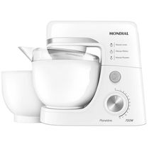 Batedeira Planetária Mondial BP-03W-2B Com 12 Velocidades 700W Branca 220V