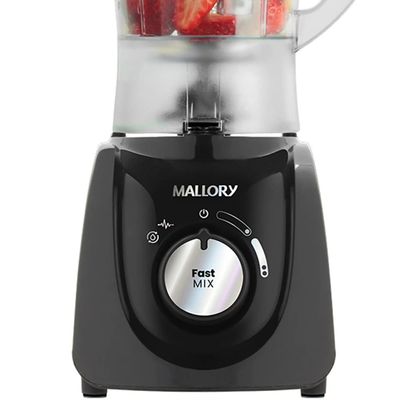 Liquidificador Mallory FAST MIX 520W 2VEL - B91202541  Preto  110 VOLTS