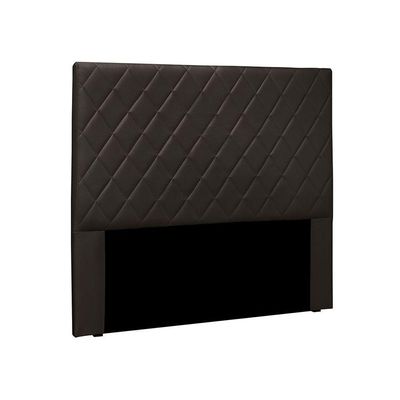 Cabeceira Dubai Para Cama Box Solteiro 90cm Corino Marrom - D'Rossi