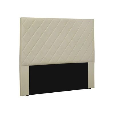 Cabeceira Dubai Para Cama Box King 195cm Corino Bege - D'Rossi