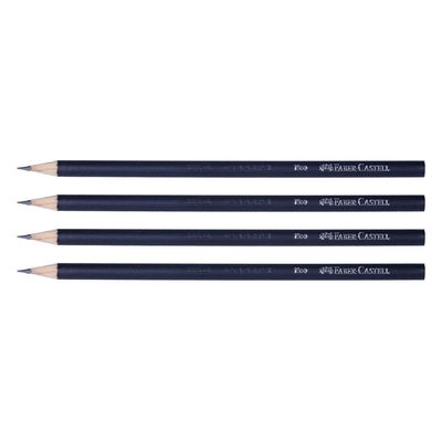 Lápis Grafite Faber-Castell Max Preto Nº2 com 4 Unidades UNICA