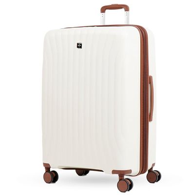 Mala Média 23 Kg Polipropileno 4 Rodas Swiss One Topázio M / Off white