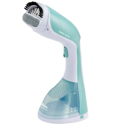 Passadeira de Roupas a Vapor Portátil Philco PVP10VD capacidade de 220ml e 1200W Bivolt - Branco e Verde