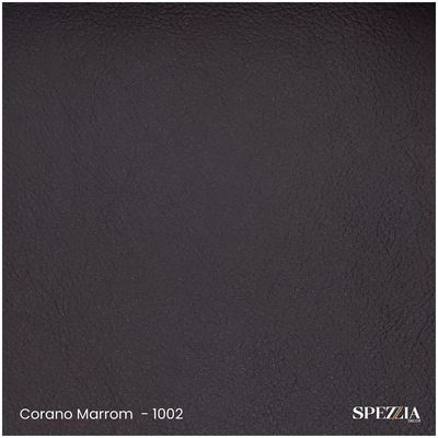 Cabeceira Vicenza Cama Box Solteiro 90Cm Corino Marrom