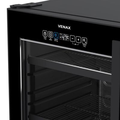 Cervejeira de Embutir Venax 82L Top Light Touch Preto Porta Invertida 110v
