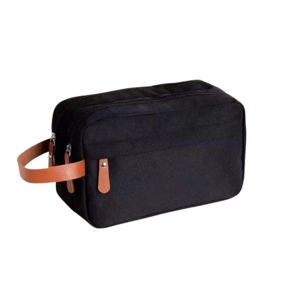 Bolsa Necessaire Organizadora Multifuncional Portátil Viagem Trabalho Impermeável Cor:preto