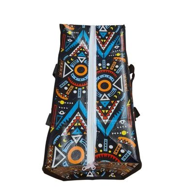 Bolsa Mala Sacola Feira Viagem Armazenamento Multiuso Dobrável Em Lona Impermeável Com Ziper
