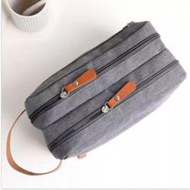Bolsa Necessaire Organizadora Multifuncional Portátil Viagem Trabalho Impermeável Cor:cinza